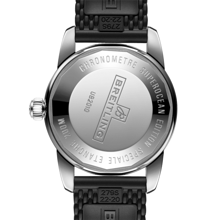 Breitling Superocean Heritage B20 Automatic 42 Green Dial Black Mesh Bracelet Watch for Women - AB2010121L1S1