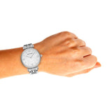 Emporio Armani T Bar Mother of Pearl Dial Steel Strap Watch For Women - AR1682 Buy Now By Emporio Armani
