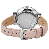 Shop Fossil Jacqueline Blush Mother of Pearl Dial Pink Leather Strap Watch for Women - ES4151 in USA