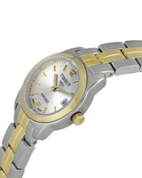 Tissot T Classic PR100 White Dial Two Tone Steel Strap Watch For Women - T049.210.22.032.00 Buy Now By Tissot