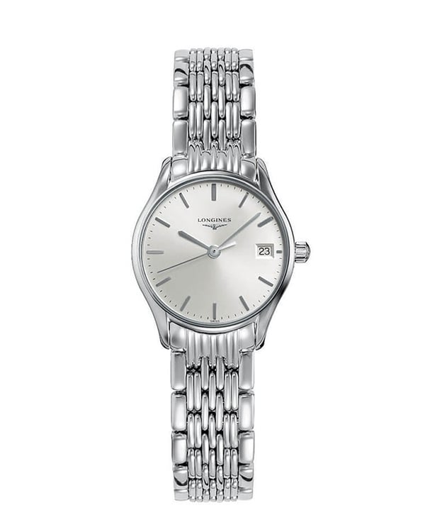 Shop Longines Lyre 25mm Stainless Steel Watch for Women - L4.259.4.72.6 in USA