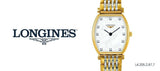 Shop Longines La Grande Classique White Dial Two Tone Mesh Bracelet Watch for Women - L4.205.2.87.7 in USA
