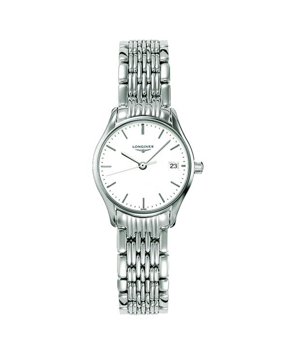 Shop Longines Lyre 25mm Stainless Steel Watch for Women - L4.259.4.72.6 in USA