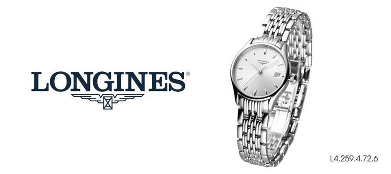 Shop Longines Lyre 25mm Stainless Steel Watch for Women - L4.259.4.72.6 in USA