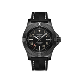 Shop Breitling Avenger Automatic 45 Seawolf Night Mission Black Dial Black Nylon Strap Watch for Men - V17319101B1X1 in USA