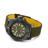 Shop Breitling Avenger Automatic GMT 45 Night Mission Green Dial Green Nylon Strap Watch for Men - V323952A1L1X1 in USA