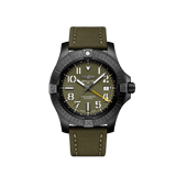 Shop Breitling Avenger Automatic GMT 45 Night Mission Green Dial Green Nylon Strap Watch for Men - V323952A1L1X1 in USA