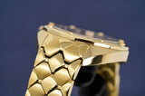 Versace Shadov Quartz Gold Dial Gold Steel Strap Watch for Women - VEBM00618 Buy Now By Versace