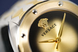 Versace Shadov Quartz Gold Dial Gold Steel Strap Watch for Women - VEBM00618 Buy Now By Versace
