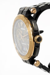 Versace Aion Chronograph Black Dial Grey Steel Strap Watch for Men - VBR050017 Buy Now By Versace
