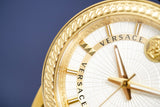 Versace Code Quartz Silver Dial Gold Steel Strap Watch For Men - VEPO00420 Buy Now By Versace