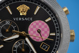 Versace Sport Tech Chronograph Black Dial Black Rubber Strap Watch for Women - VELT00619 Buy Now By Versace