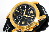 Versace Sports Tech Chronograph Black Dial Black Rubber Strap Watch for Men - VELT00119 Buy Now By Versace