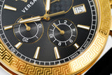 Versace Sports Tech Chronograph Black Dial Black Rubber Strap Watch for Men - VELT00119 Buy Now By Versace