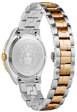 Versace Hellenyium GMT Green Dial Two Tone Steel Strap Watch for Men - V11050015 Buy Now By Versace