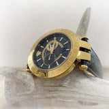 Versace V-Race Quartz Black Dial Black Leather Strap Watch For Men - VEBV00119 Buy Now By Versace
