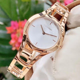 Calvin Klein Class White Dial Rose Gold Steel Strap Watch for Women - K6R23626 Buy Now By Calvin Klein