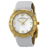 Marc Jacobs Amy White Dial White Leather Strap Watch for Women - MBM1150 Buy Now By Marc Jacobs