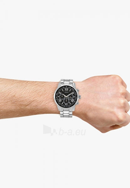 Guess Horizon Chronograph Quartz Black Dial Silver Steel Strap Watch For Men - W0379G1 Buy Now By Guess