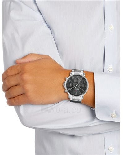 Tommy Hilfiger Chronograph Grey Dial Silver Steel Strap Watch for Men - 1710382 Buy Now By Tommy Hilfiger