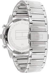 Tommy Hilfiger Kane Blue Dial Silver Steel Strap Watch for Men - 1710401