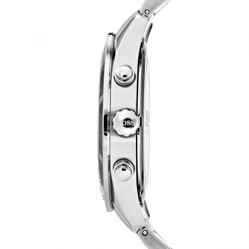 Shop Hugo Boss Talent Blue Dial Silver Steel Strap Watch for Men - 1513582 in USA