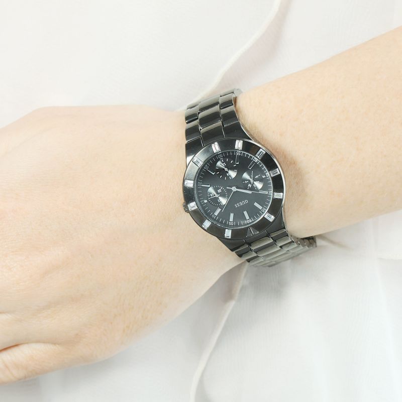 Guess XS Multifunction Quartz Brown Dial Brown Steel Strap Watch For Women - W0027L1 Buy Now By Guess