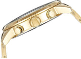 Guess Horizon Chronograph Black Dial Gold Steel Strap Watch For Men - W0379G4 Buy Now By Guess
