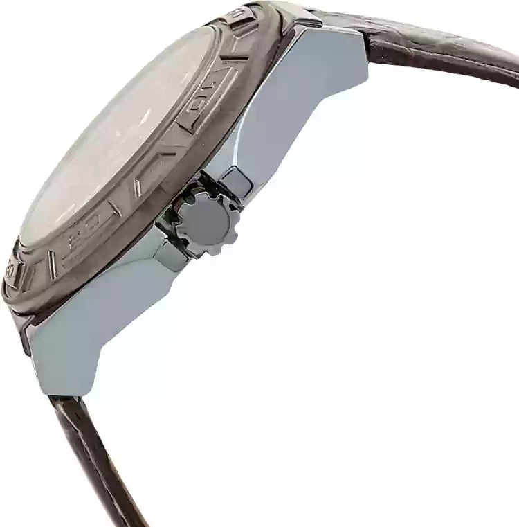 Guess Force Quartz Brown Dial Brown Leather Strap Watch For Men - W0674G5 Buy Now By Guess