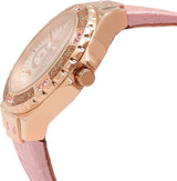 Shop Guess Limelight Quartz Analog White Dial Pink Leather Strap Watch For Women - W0775l3 in USA