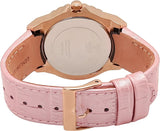 Shop Guess Limelight Quartz Analog White Dial Pink Leather Strap Watch For Women - W0775l3 in USA