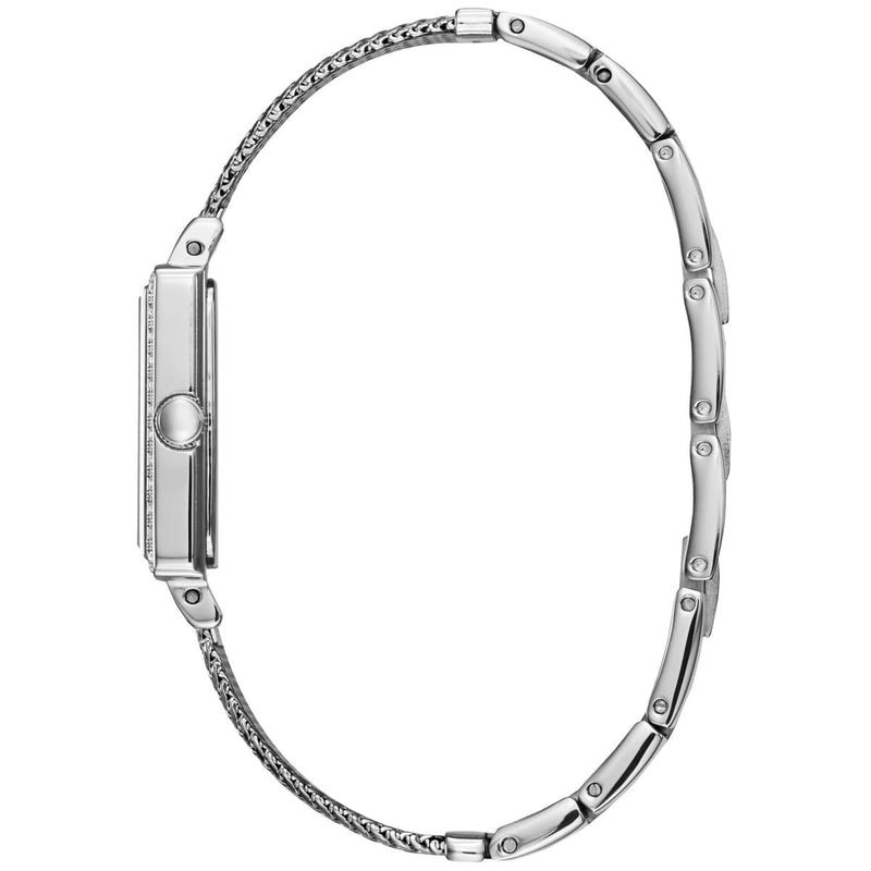 Guess Highline White Dial Silver Mesh Bracelet Watch For Women - W0826L1 Buy Now By Guess
