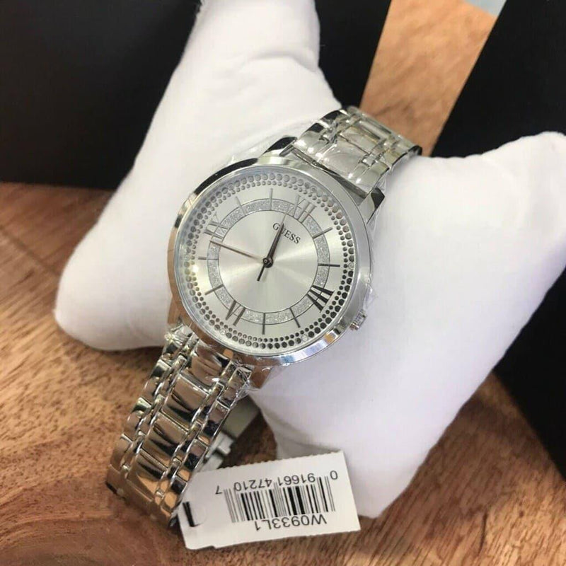Guess Montauk Silver Dial Stainless Steel Watch For Women - W0933L1 Buy Now By Guess