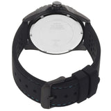 Guess Genesis Quartz Black Dial Black Silicone Strap Watch For Men - W1254G2 Buy Now By Guess