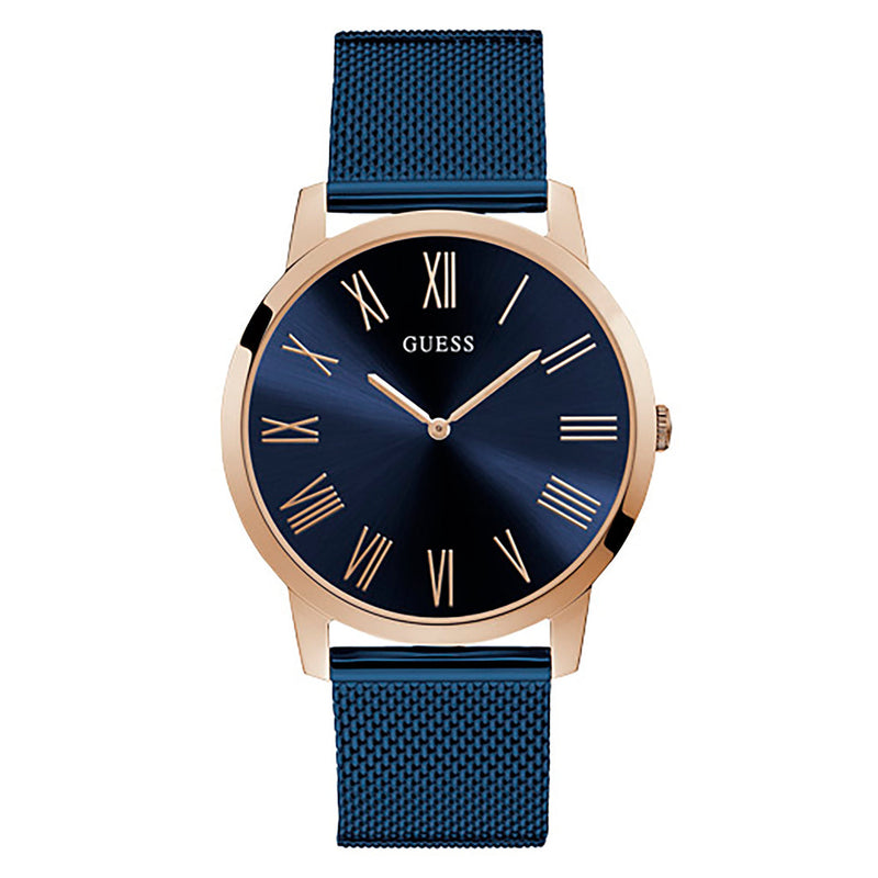 Guess Richmond Blue Dial Blue Mesh Bracelet Watch for Men - W1263G4 Buy Now By Guess