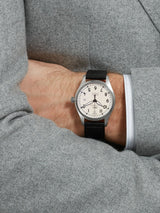 IWC Pilot's Watch Mark XVIII White Dial Black Leather Strap Watch for Men - IW327002 Buy Now By IWC