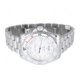 Shop Gucci Dive Quartz White Dial Silver Steel Strap Watch For Men - YA136336 in USA