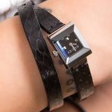 Gucci G-Frame Black Dial Black Leather Strap Watch For Women - YA128526 Buy Now By Gucci