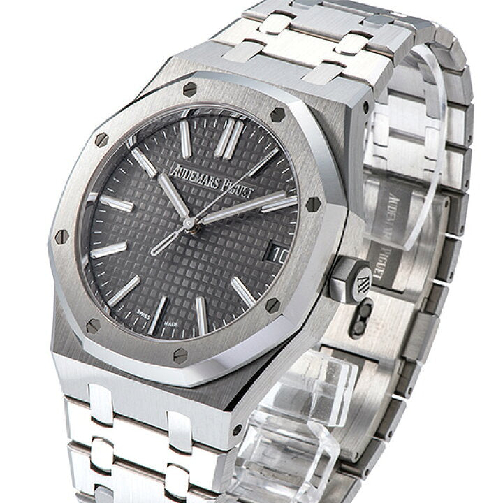 Audemars Piguet Royal Oak Automatic Grey Dial Silver Steel Strap Watch for Men - 15510ST.OO.1320ST.05