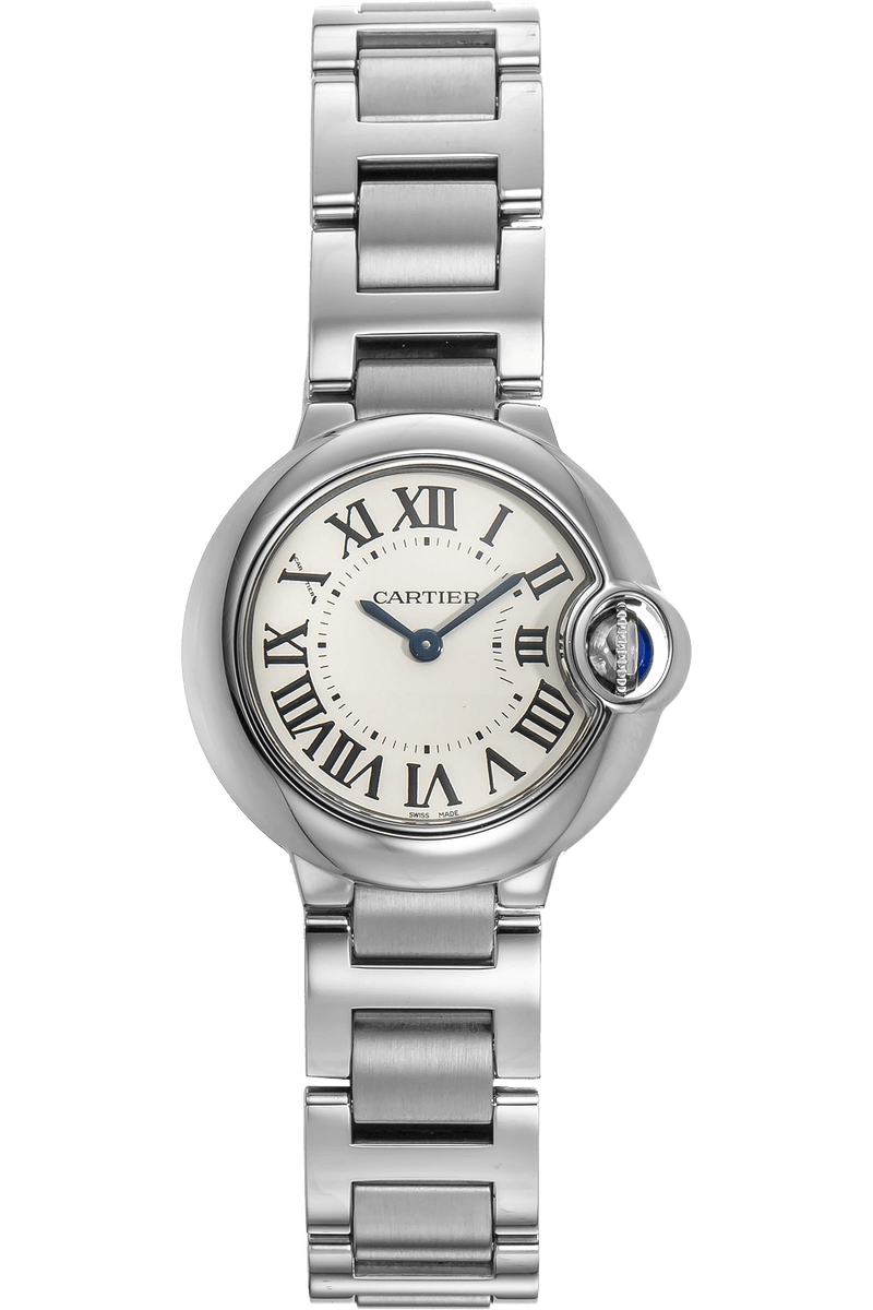 Cartier Ballon Bleu De Cartier White Dial Silver Steel Strap Watch for Women - W69010Z4 Buy Now By Cartier