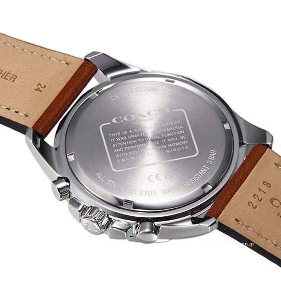 Coach Kent Chronograph Blue Dial Brown Leather Strap Watch for Men - 14602560 Buy Now By Coach