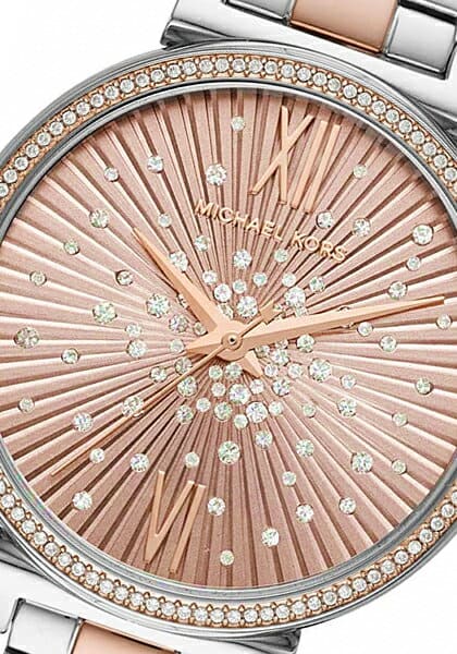 Michael Kors Sofie Quartz Rose Gold Dial Two Tone Steel Strap Watch For Women - MK3972 Buy Now By Michael Kors