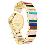 Dior Gem Dior Mother of Pearl Green Dial Yellow Gold Steel Strap Watch for Women - CD18111X1002