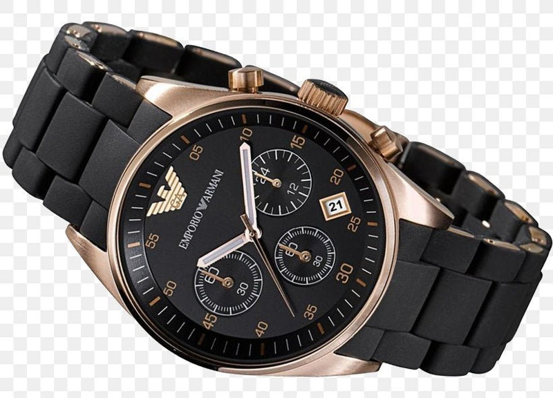 Emporio Armani Sportivo Black Dial Black Steel Strap Watch For Men - AR5905 Buy Now By Emporio Armani