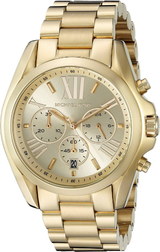 Michael Kors Bradshaw Gold Dial Gold Steel Strap Watch for Women - MK5605 Buy Now By Michael Kors