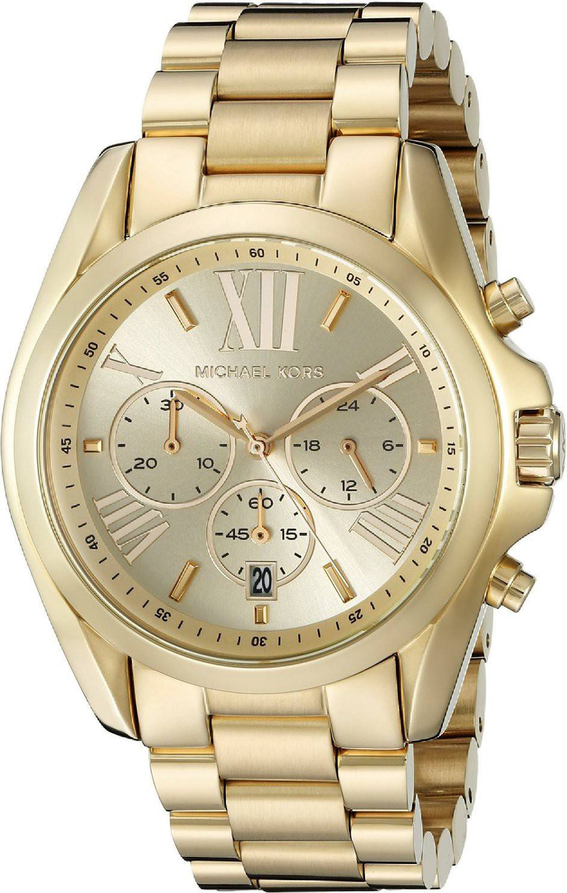 Michael Kors Bradshaw Gold Dial Gold Steel Strap Watch for Women - MK5605 Buy Now By Michael Kors