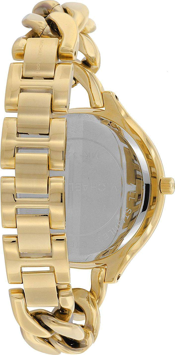 Michael Kors Runway Gold Dial Gold Steel Strap Watch for Women - MK3222 Buy Now By Michael Kors