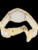 Michael Kors Slim Runway Quartz White Dial Two Tone Steel Strap Watch For Women - MK4295 Buy Now By Michael Kors