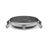 Daniel Wellington Petite Sterling Black Dial Silver Mesh Bracelet Watch For Women - DW00100218 Buy Now By Daniel Wellington