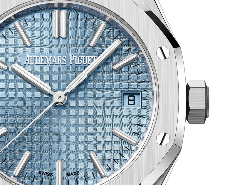 Audemars Piguet Royal Oak Automatic Blue Dial Silver Steel Strap Watch for Men - 15550ST.OO.1356ST.02
